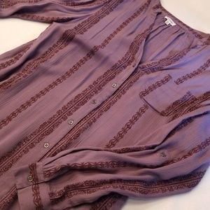 En Creme Hacci Hi Low Hem Nordstrom Tunic Top S